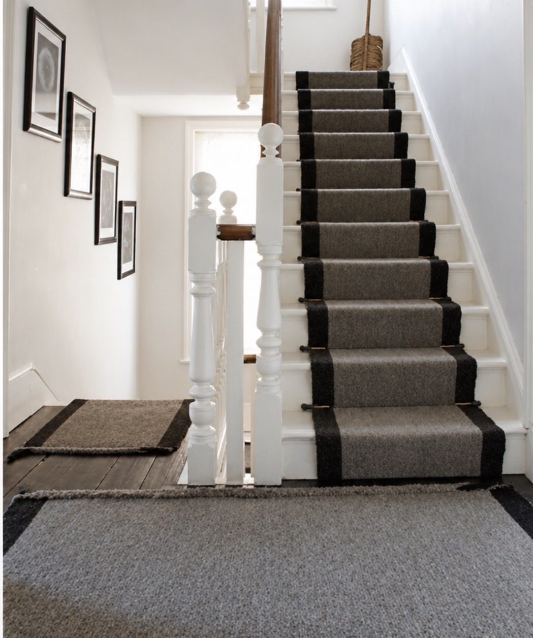 Grey & black, double border